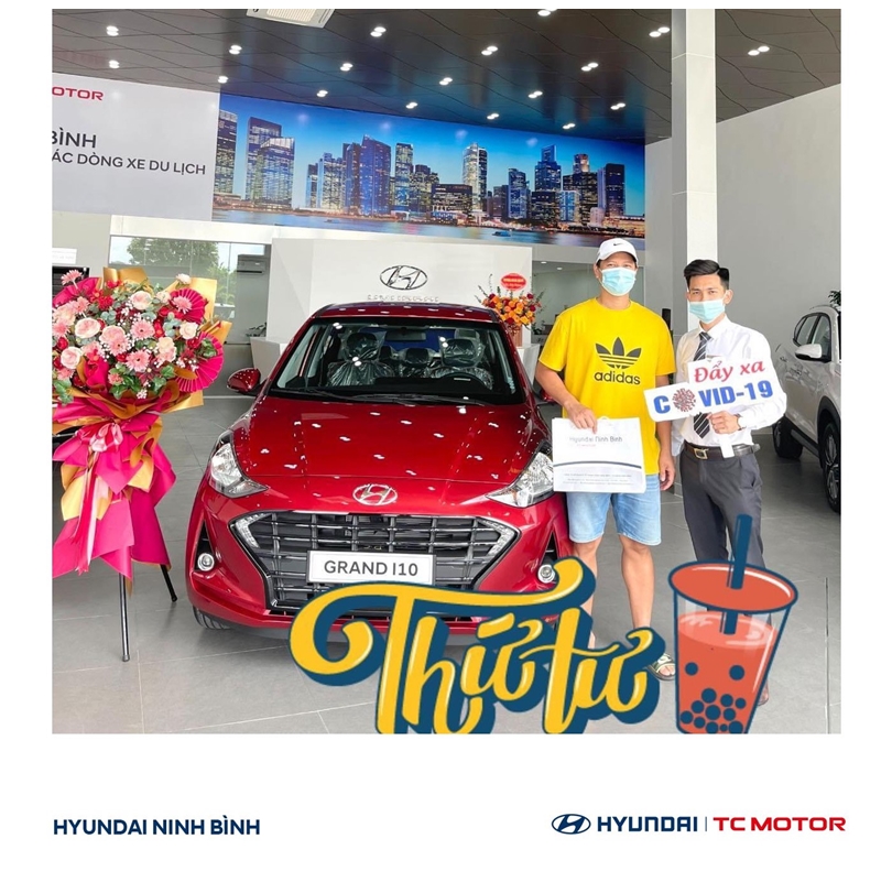 Hyundai Grand i10 All new 2021 giá lăn bánh, khuyến mại tại Hyundai Ninh Bình